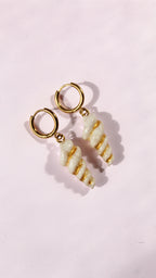 Boucles d'Oreilles Coquillage Alba - Collection Sous l'Océan