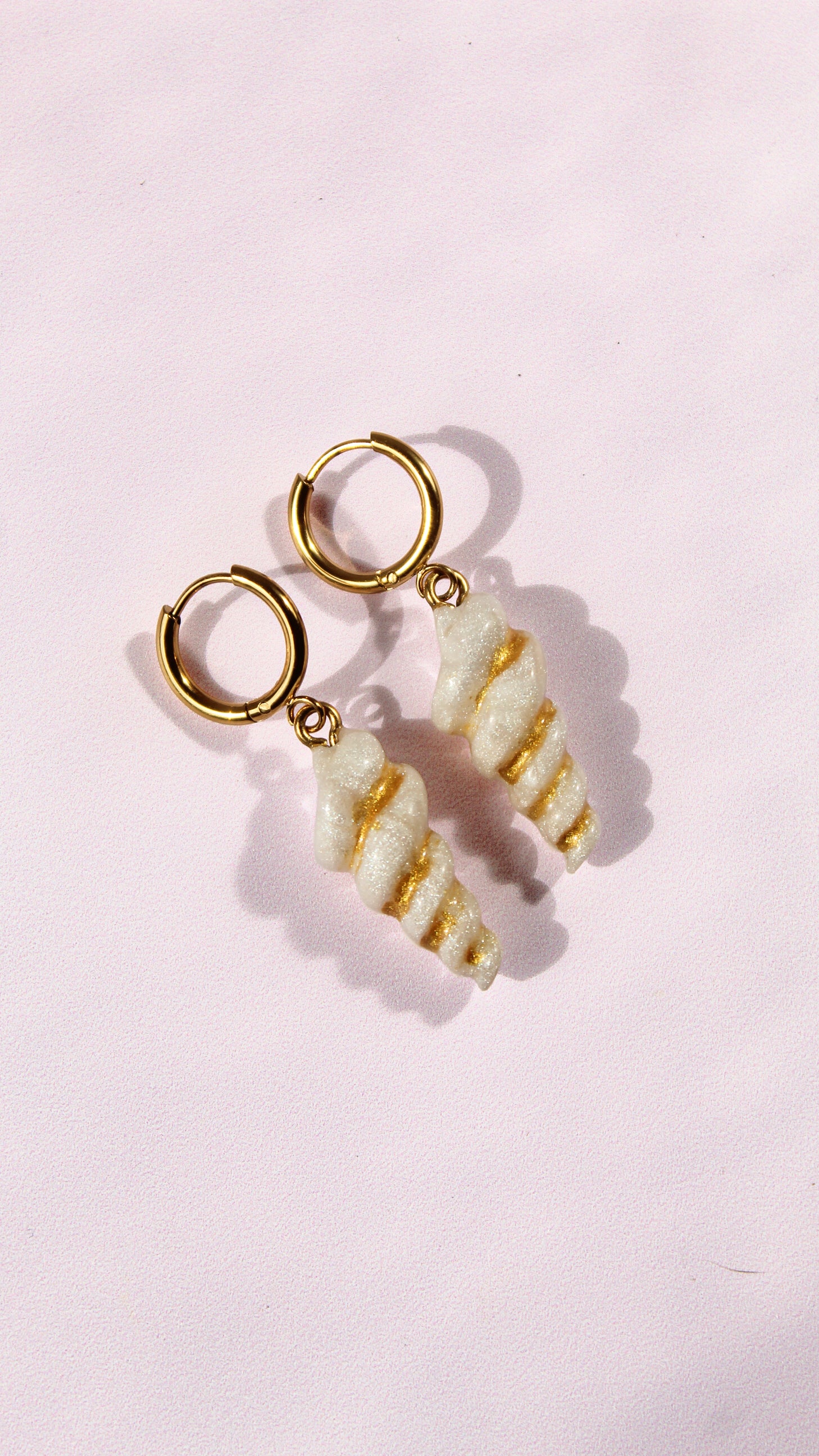 Boucles d'Oreilles Coquillage Alba - Collection Sous l'Océan