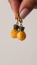 Boucles d'Oreilles Ananas - Collection Sous les Tropiques
