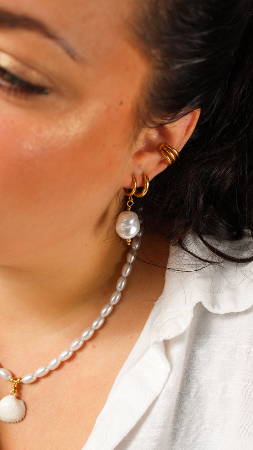 Boucles d'Oreilles Calypso - Collection Sous l'Océan