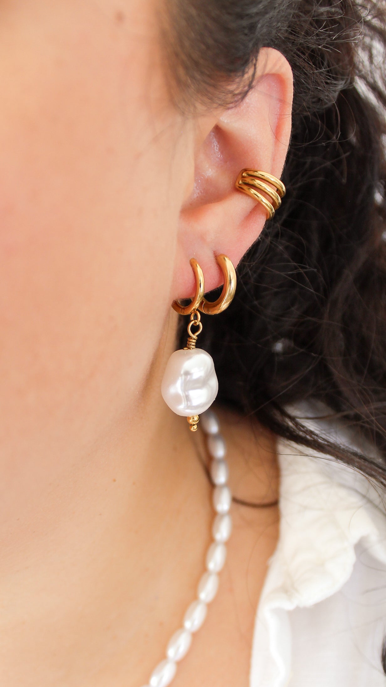 Boucles d'Oreilles Calypso - Collection Sous l'Océan