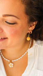 Boucles d'Oreilles Ananas - Collection Sous les Tropiques