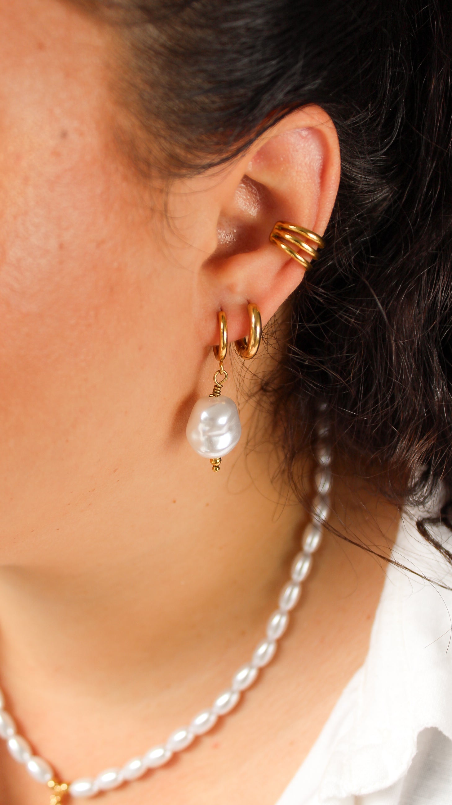 Boucles d'Oreilles Calypso - Collection Sous l'Océan