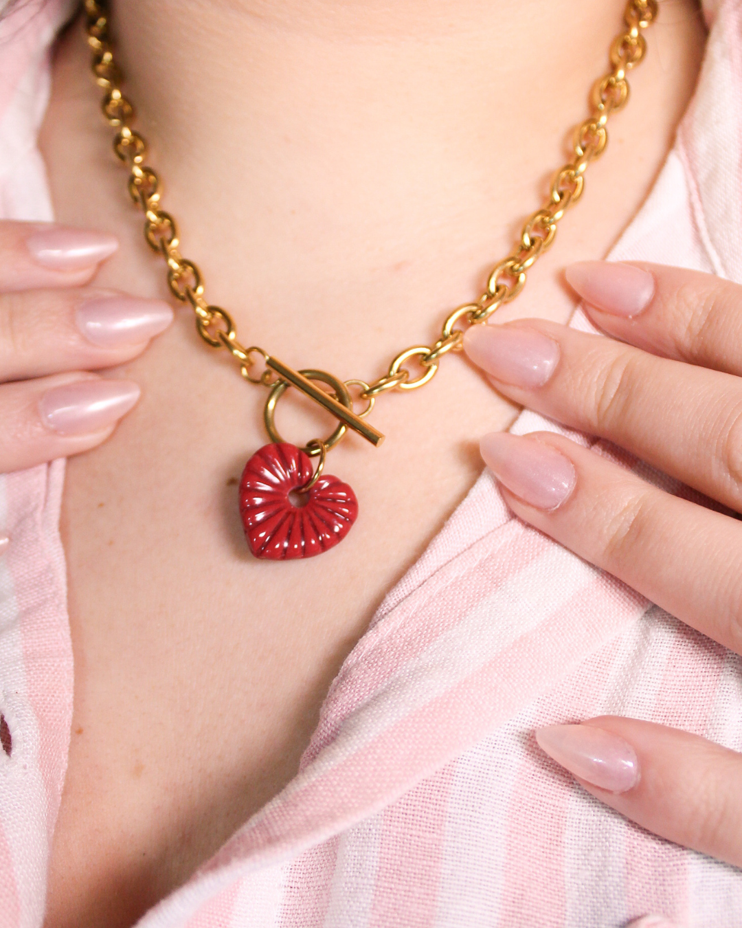 Collier Coeur Solaire - Collection Souffle d'Amour