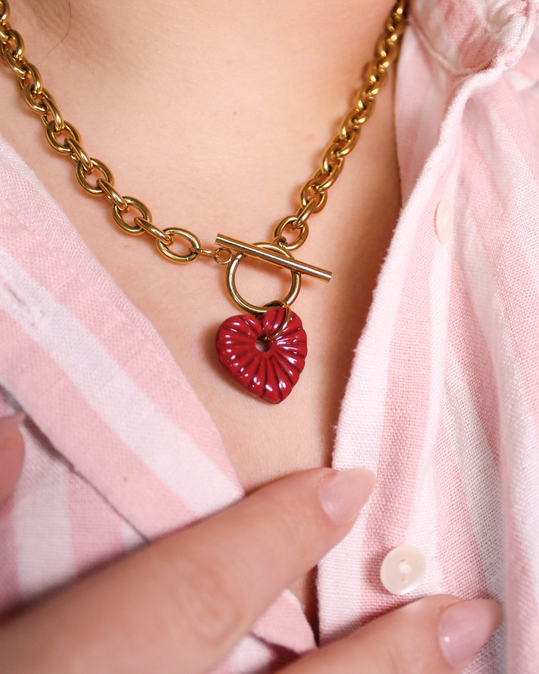 Collier Coeur Solaire - Collection Souffle d'Amour