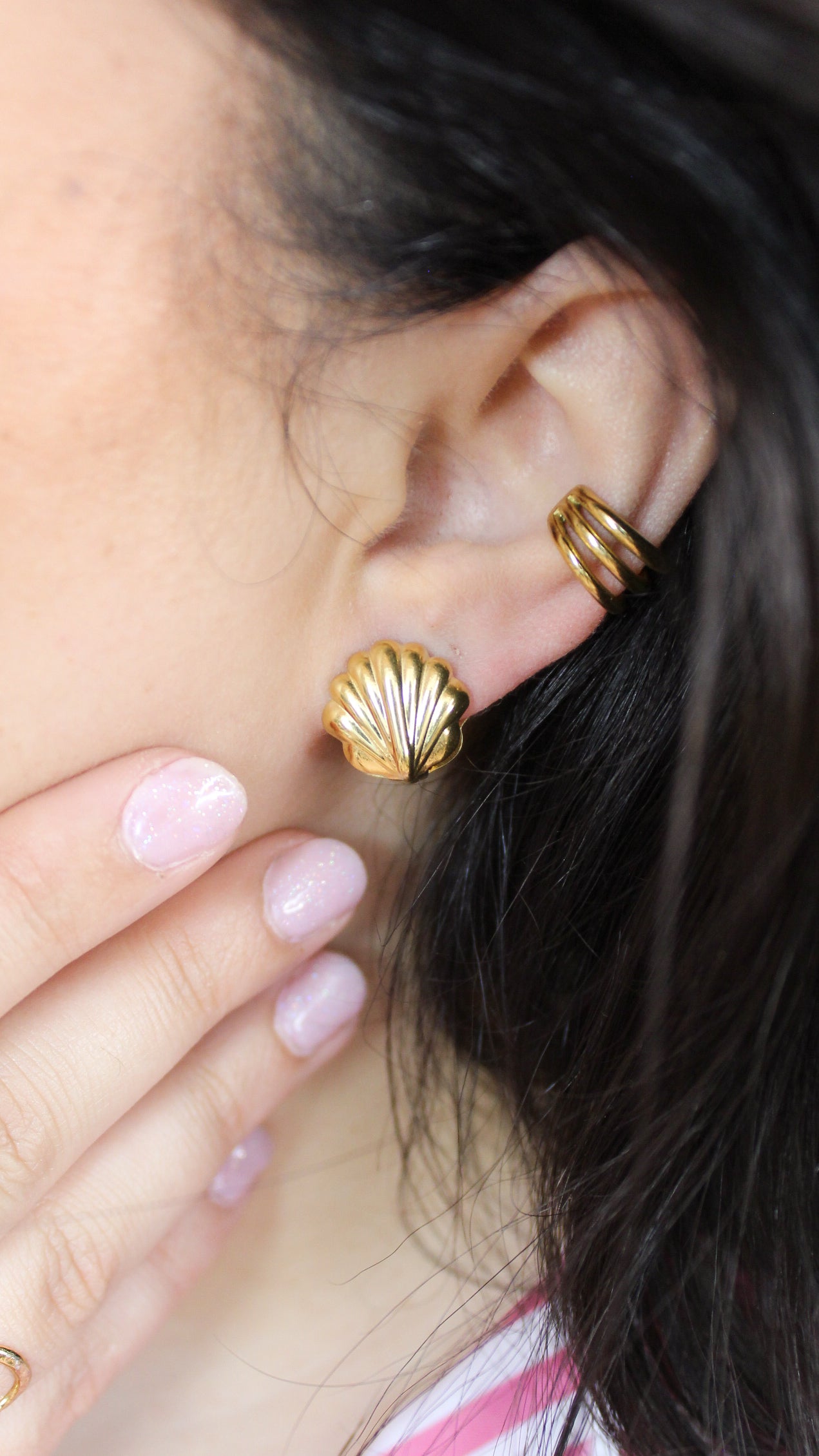 Boucles Coquillage Recto/Verso