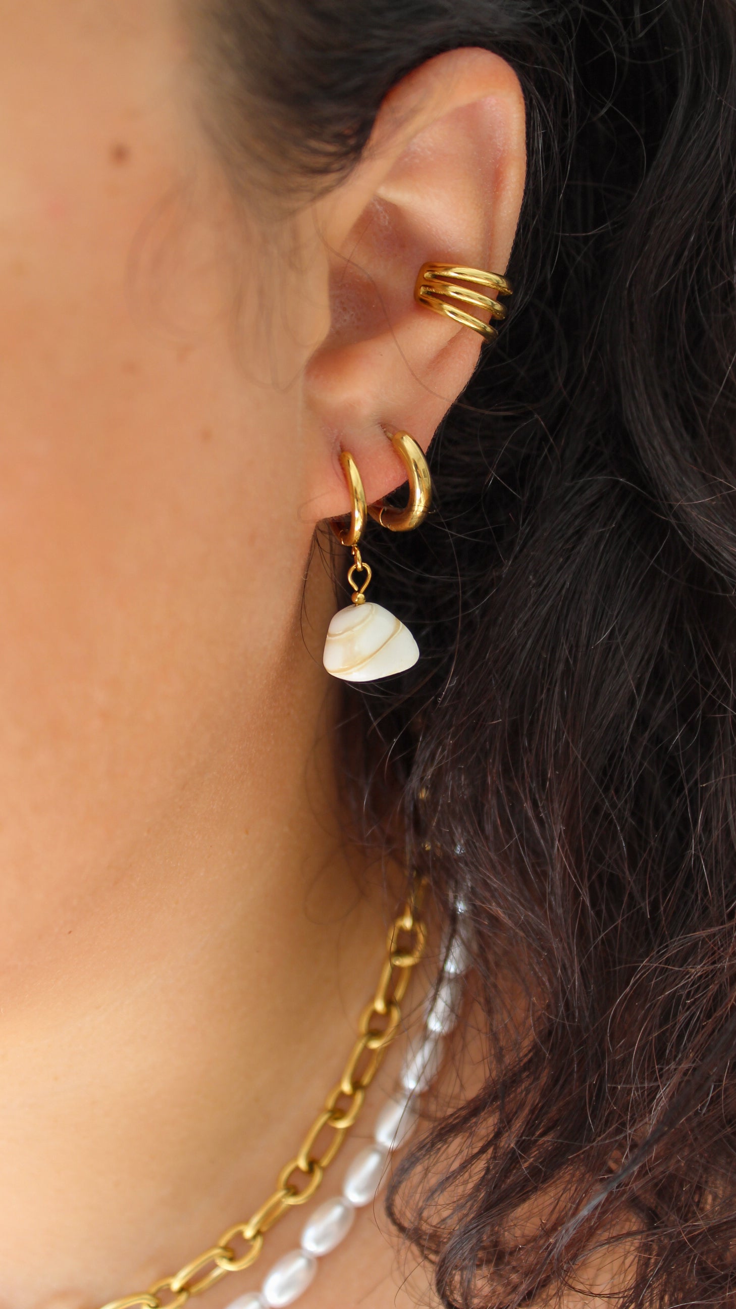 Boucles d'Oreilles Alizée - Collection Sous l'Océan