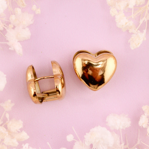 Boucles Coeur Recto/verso - Collection Éveil Sauvage