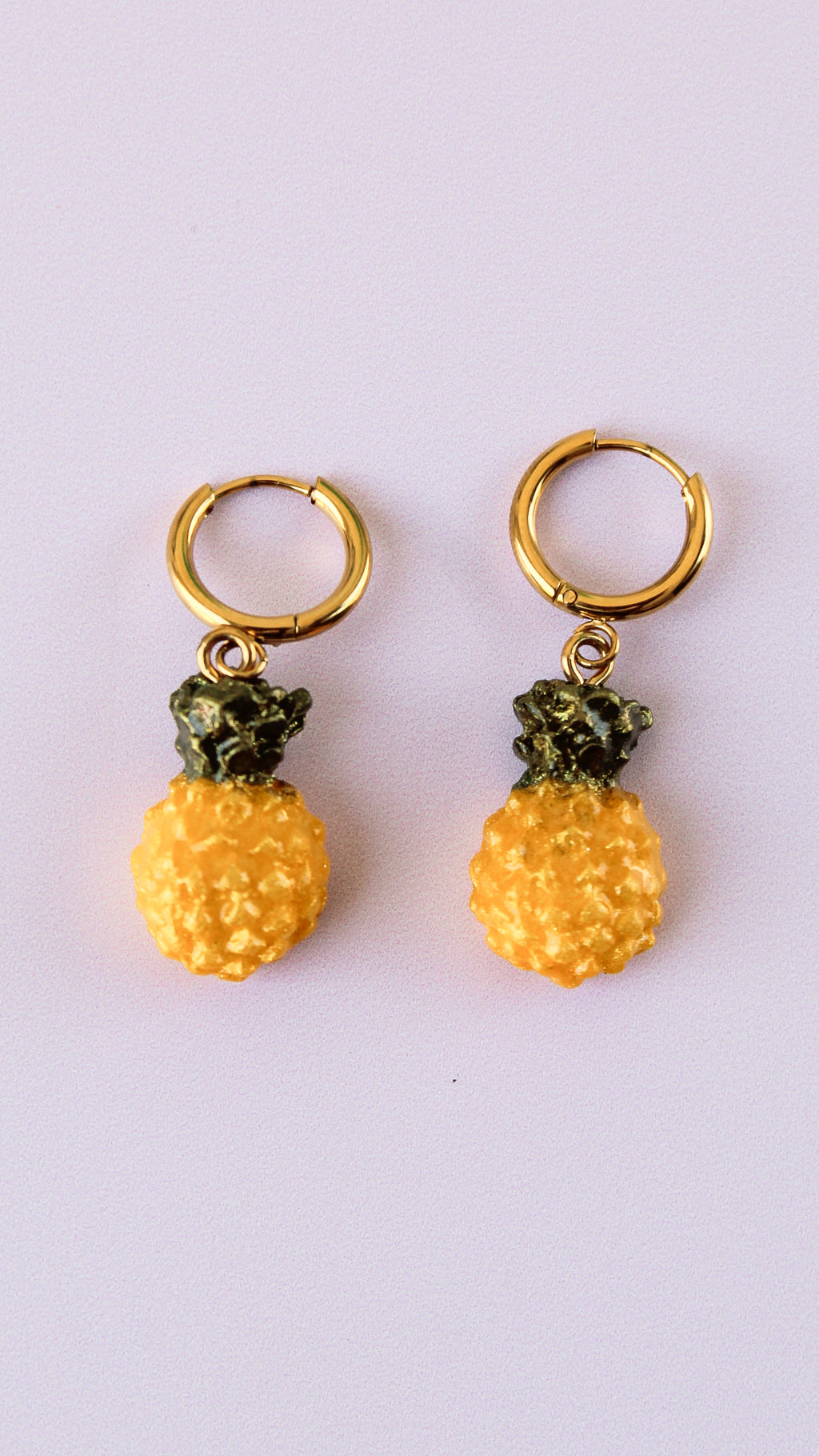 Boucles d'Oreilles Ananas - Collection Sous les Tropiques