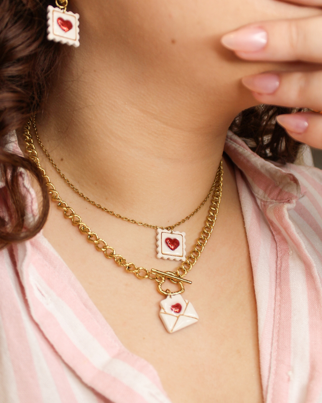 Collier Carte Coeur - SOUFFLE D'AMOUR