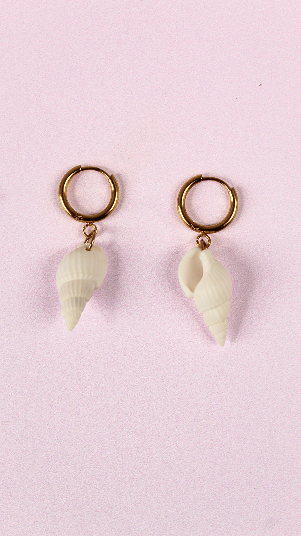 Boucles d'Oreilles Coquillage Spirale - Collection Sous l'Océan