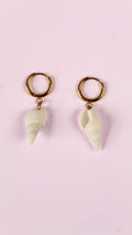 Boucles d'Oreilles Coquillage Spirale - Collection Sous l'Océan