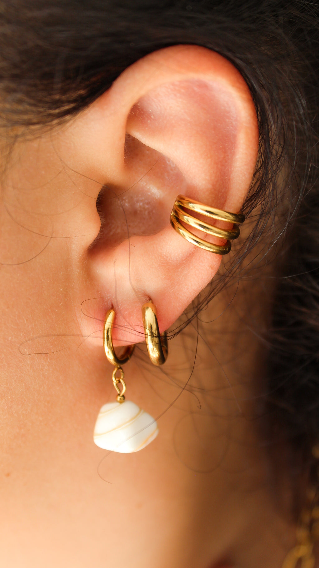 Boucles d'Oreilles Alizée - Collection Sous l'Océan