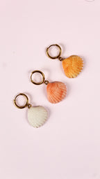 Boucles d'Oreilles Coquillage Eden - Collection Sous l'Océan