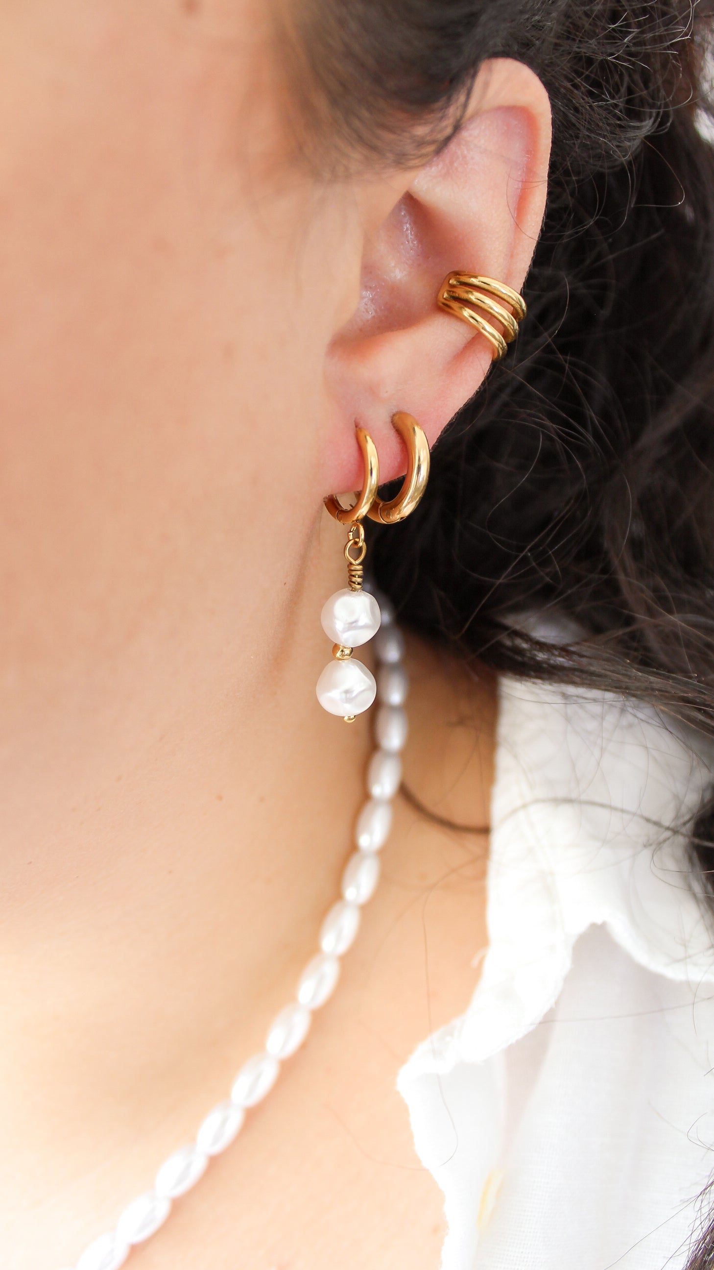 Boucles d'Oreilles Nacria - Collection Sous l'Océan