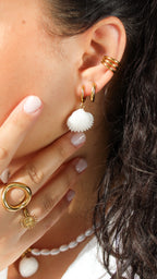 Boucles d'Oreilles Coquillage Eden - Collection Sous l'Océan