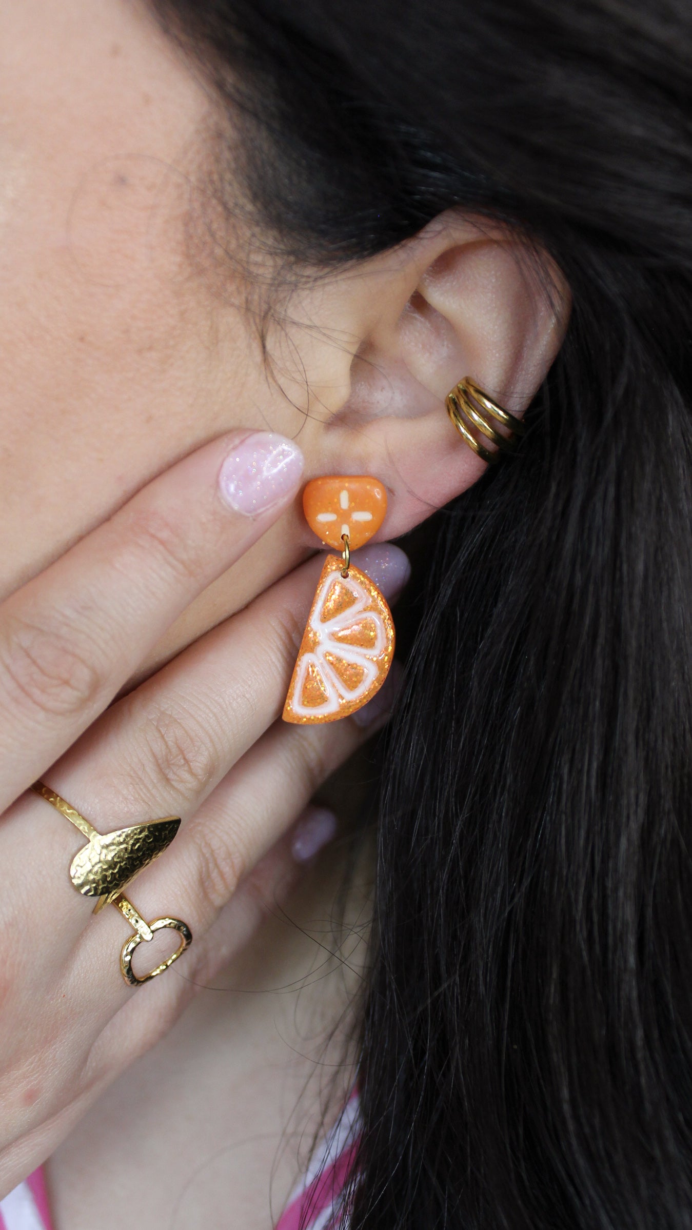 Boucles d’oreilles Quartier d'Agrume - Collection Dolce Vita