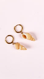 Boucles d'Oreilles Coquillage Spirale - Collection Sous l'Océan