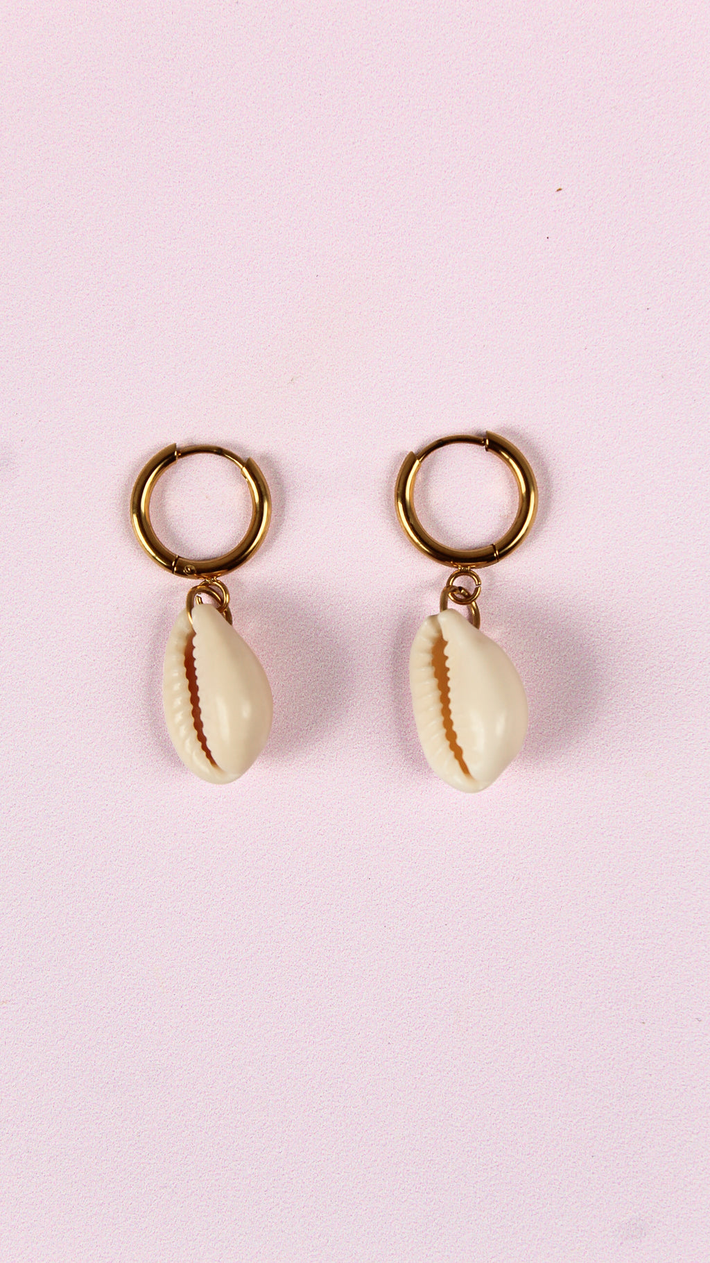 Boucles d'Oreilles Coquillage Cauri - Collection Sous l'Océan