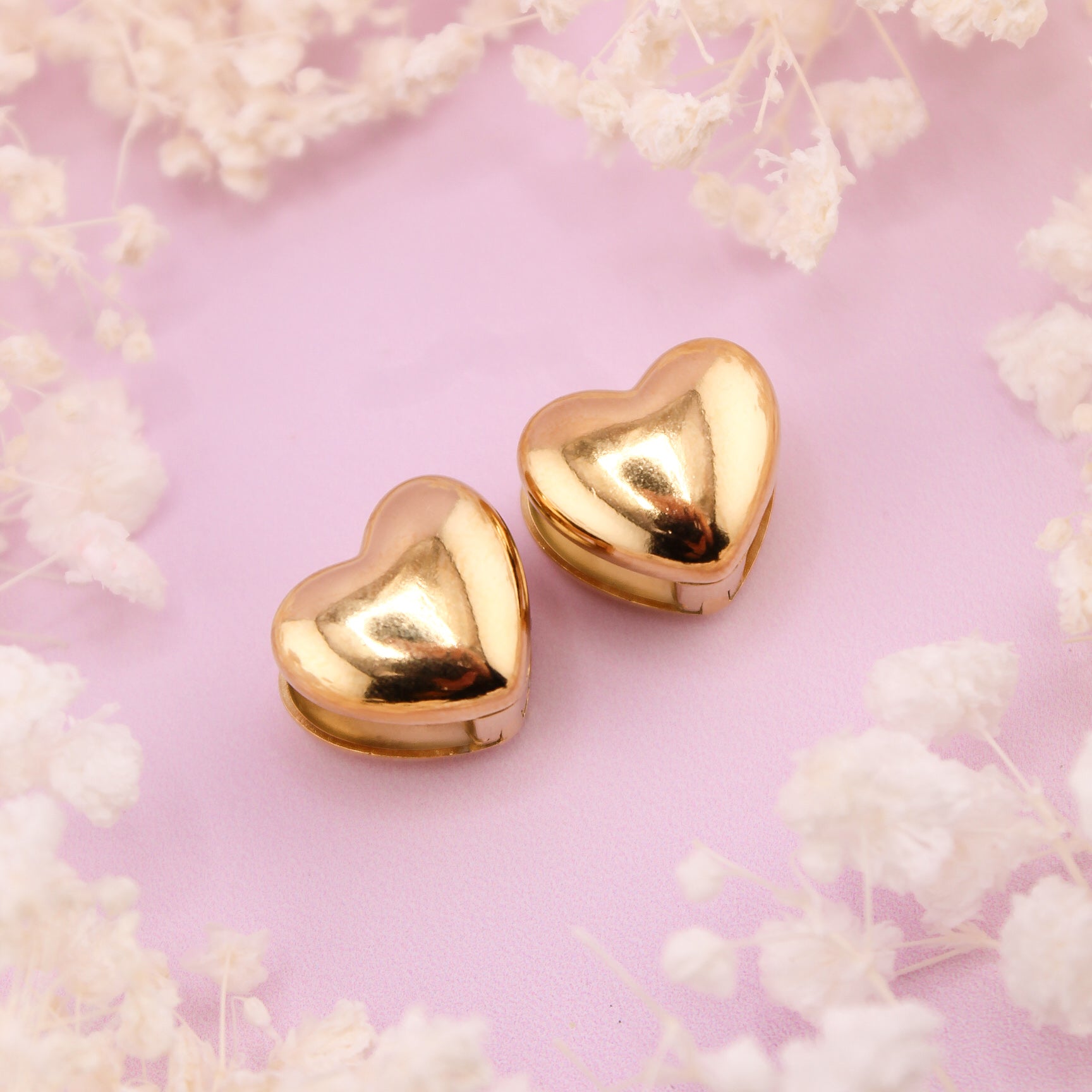 Boucles Coeur Recto/verso - Collection Éveil Sauvage