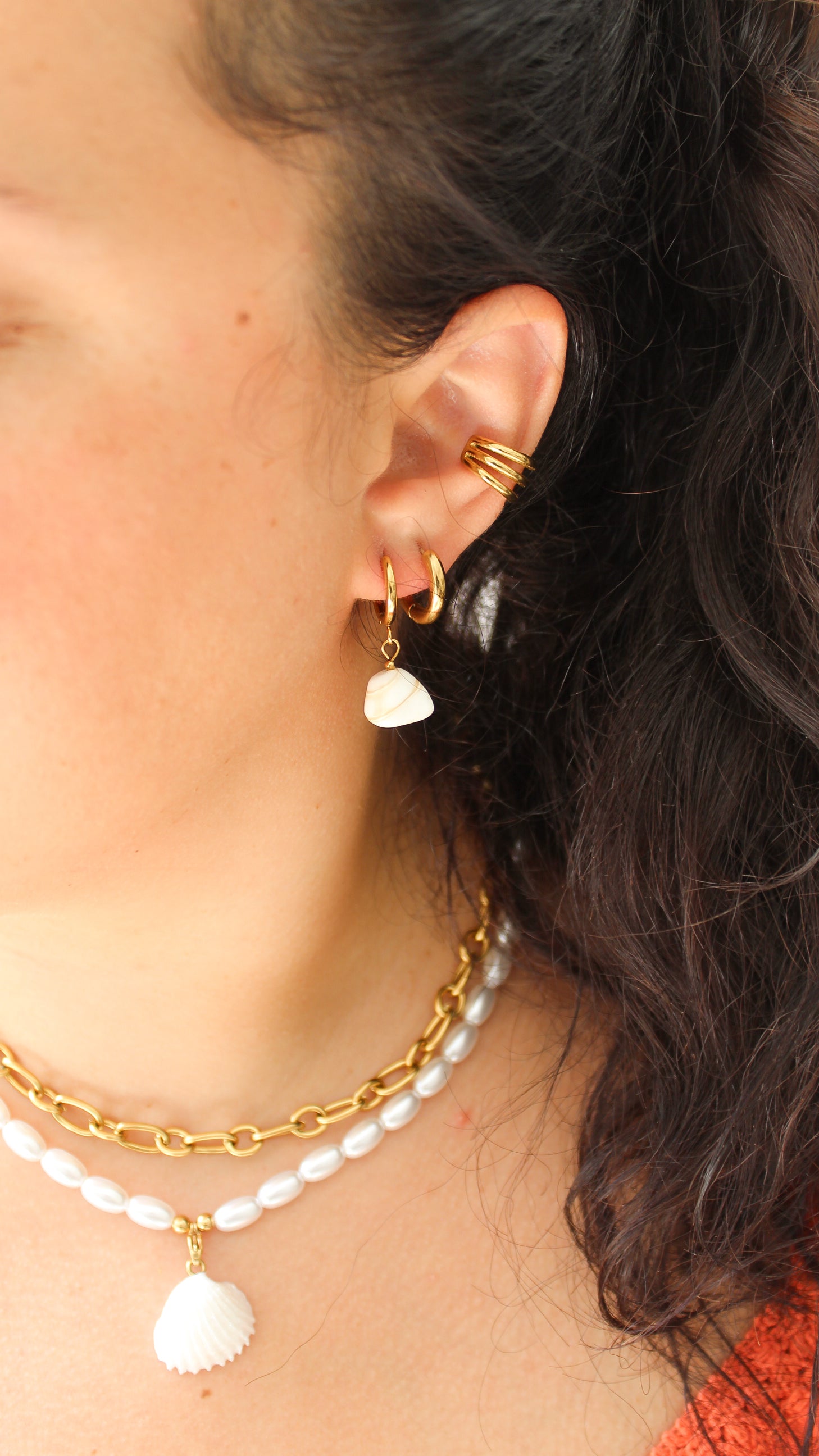 Boucles d'Oreilles Alizée - Collection Sous l'Océan